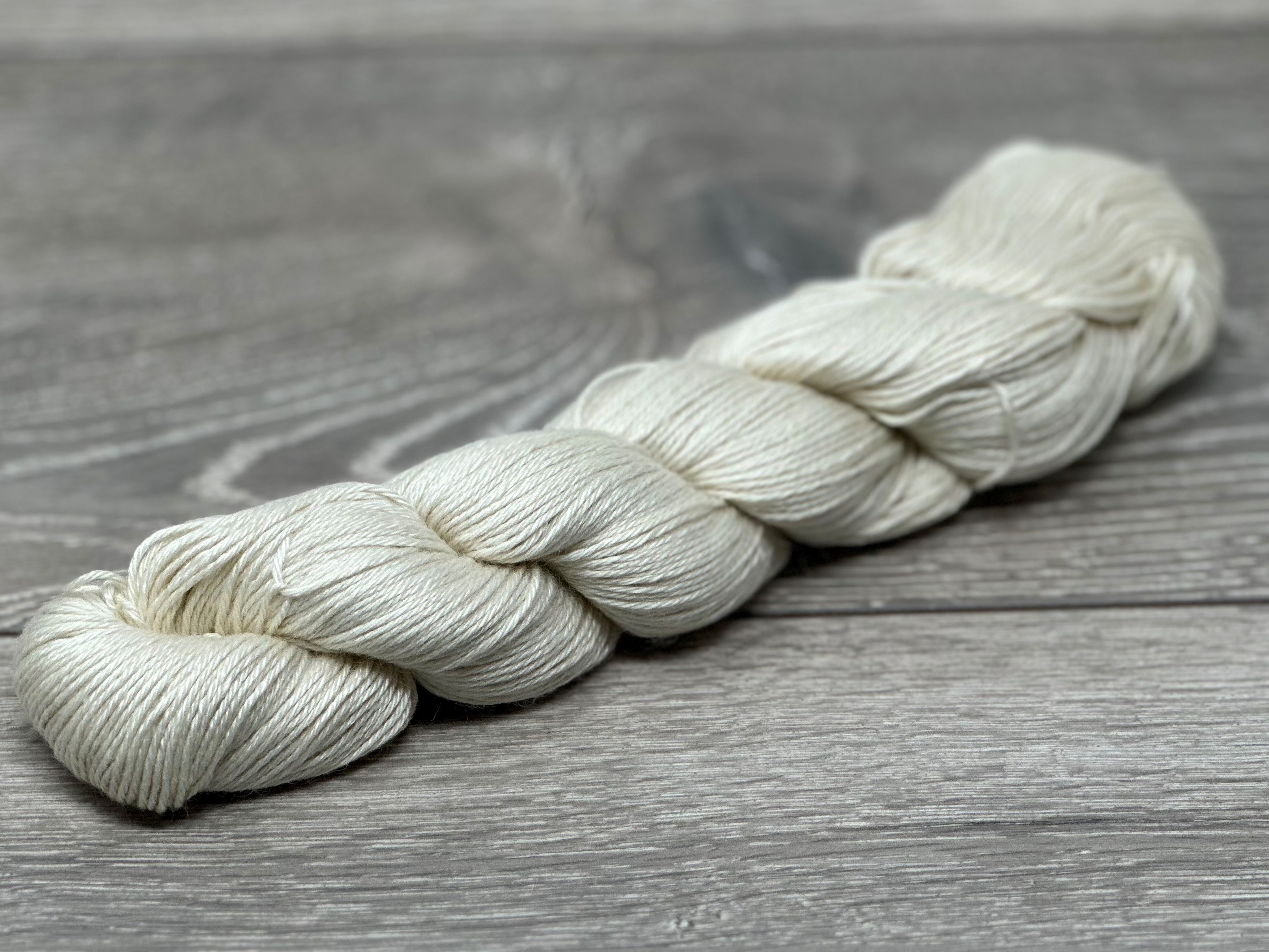Fingering Weight 50% Baby Yak 50% SIlk Yarn 50gm hank